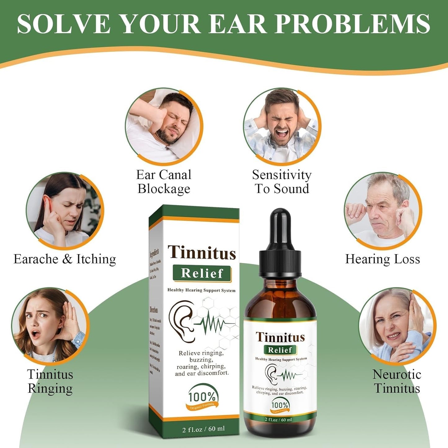 Tinnitus Relief Drops (کانوں کے مسائل کا حل)