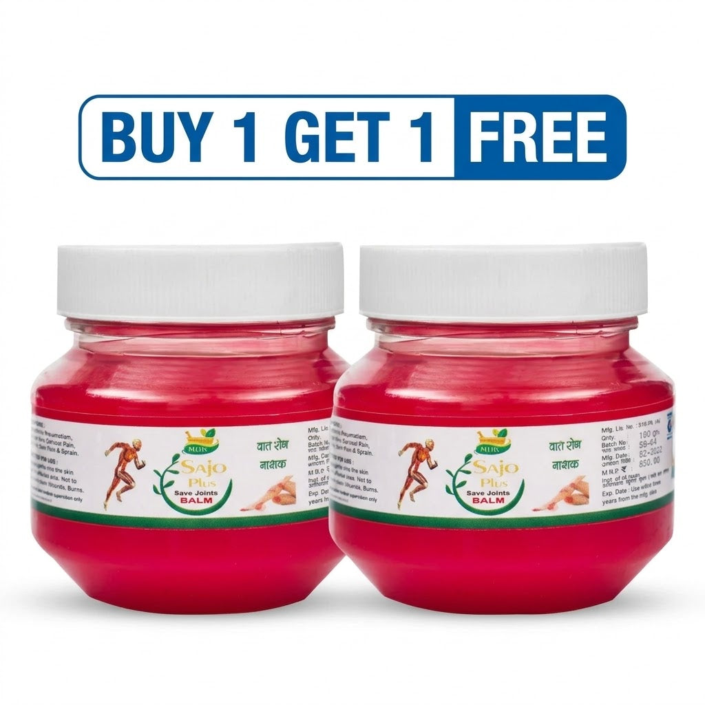 MHK™ Sajo Plus Balm - Imported Ayurvedic - BUY 1 GET 1 FREE